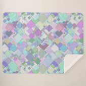 pastelvierdeken sherpa deken (Voorkant (horizontaal))