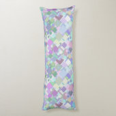 pastelvierkantskussens lichaamskussen (Achterkant (Verticaal))