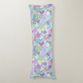 pastelvierkantskussens lichaamskussen (Voorkant Verticaal)