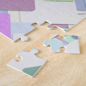 pastelvierpuzzel legpuzzel (Zijkant)