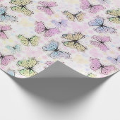pastelvlinder cadeaupapier (Hoek)
