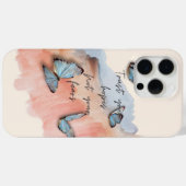 Pastelvlinder telefoonhoesje Case-Mate iPhone case (Achterkant (horizontaal))