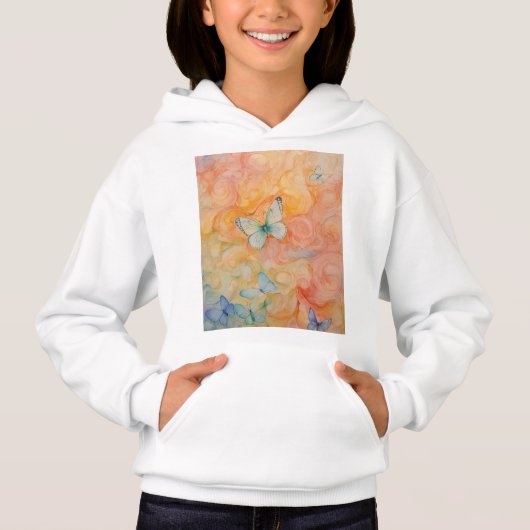pastelvlinder whimsy T-shirt (Voorkant)
