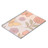 pastelvlinderbloem notitieboek (Linkerzijde)