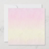 Pastelvlinders Roze Paarse Elegant Baby shower Kaart (Achterkant)