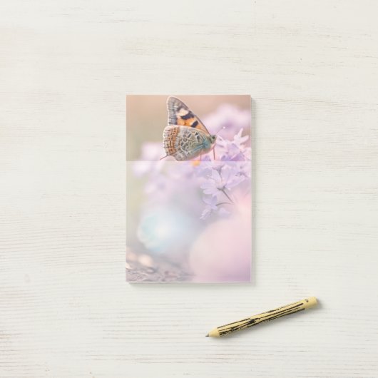 pastelvlindertuin post-it® notes (Op bureau)