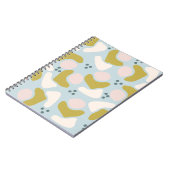 Pastelvormen en stippen notitieboek (Linkerzijde)