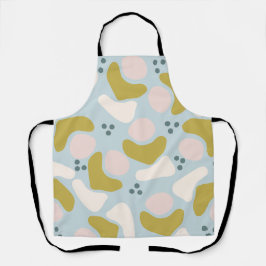 Pastelvormen en stippen schort