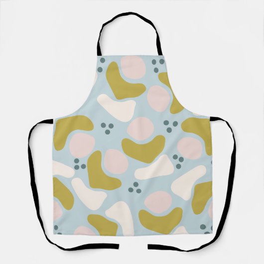 Pastelvormen en stippen schort (Voorkant)