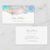 pastelvormig visitekaartje (Voorkant / Achterkant)