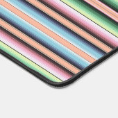 Pastelvormige strepen bureaumat (Hoek)