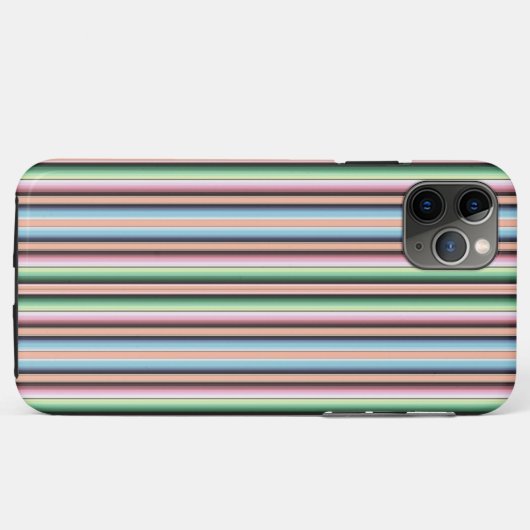Pastelvormige strepen Case-Mate iPhone case (Achterkant (horizontaal))
