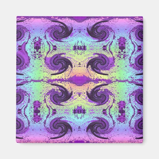 pastelwervelingen magneet (Voorkant)