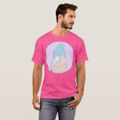pastelwijn t-shirt (Voorkant volledig)