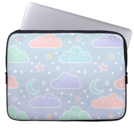 Pastelwolk Esthetische Laptophoes Laptop Sleeve