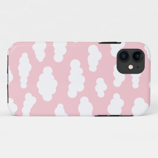 Pastelwolken: asthetische witte en roze kunst Case-Mate iPhone case (Achterkant (horizontaal))