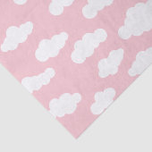 Pastelwolken: asthetische witte en roze kunst tissuepapier (Detail)