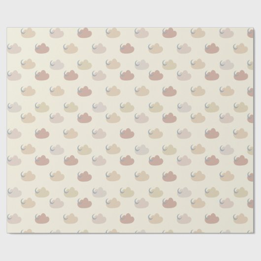 Pastelwolken Cadeaupapier (Vlak)