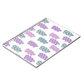 pastelwolkenpatroon notitieboek (Linkerzijde)