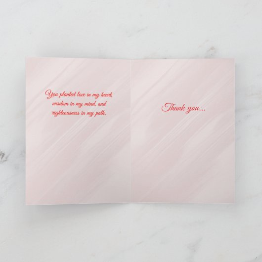 Paster Flowers Moederdag Kaart (aanraken van tekst (Binnen)