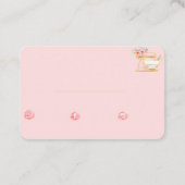 Pasterend Visitekaartje UK / Euro, 8,5 cm x 5,5 cm (Achterkant)