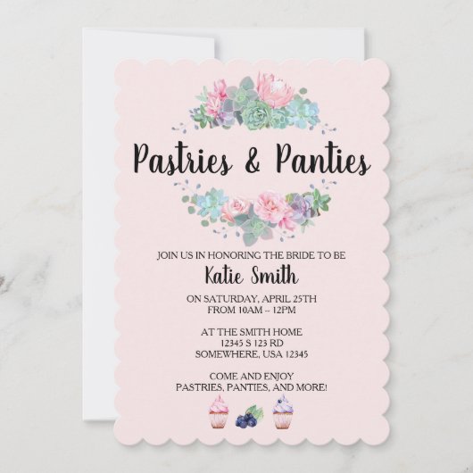 Pasters en panties kaart (Voorkant)