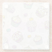 Pastes Glazen Onderzetter (Achterkant)