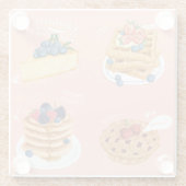 Pastes Glazen Onderzetter (Achterkant)