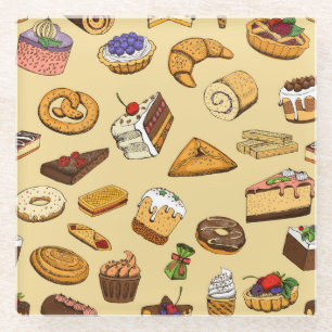 Pastes Glazen Onderzetter