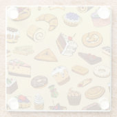 Pastes Glazen Onderzetter (Achterkant)