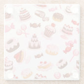 Pastes Glazen Onderzetter (Achterkant)