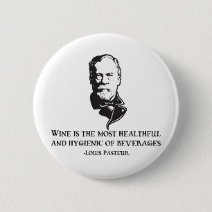 Pasteur - Wijn Ronde Button 5,7 Cm