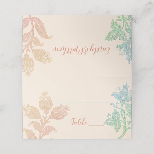 pasteurstok plaatskaartje (Buitenkant ongevouwen)