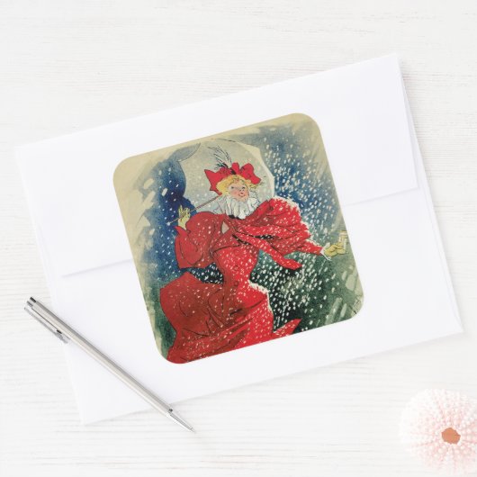 Pastilles Geraudel Vierkante Sticker (Envelop)