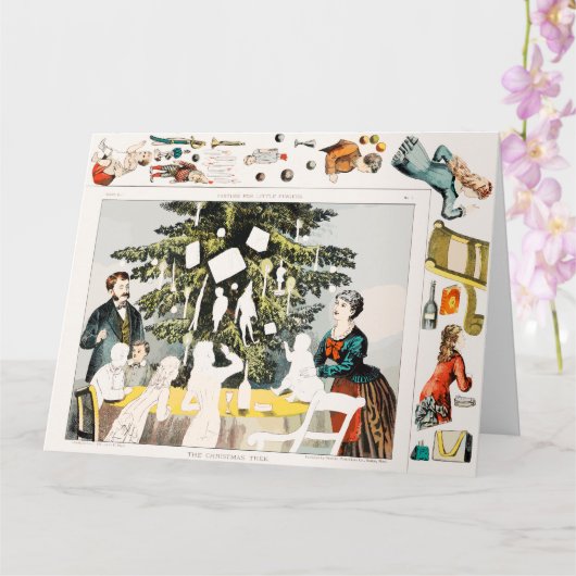 Pastime voor Little Fingers Christmas Game Kaart (Orchidee)