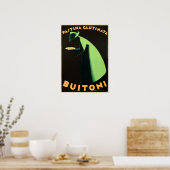 PASTINA GLUTINATA BUITONI Pasta Federico Seneca Poster (Keuken)