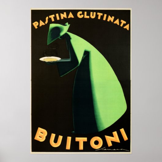 PASTINA GLUTINATA BUITONI Pasta Federico Seneca Poster (Voorkant)