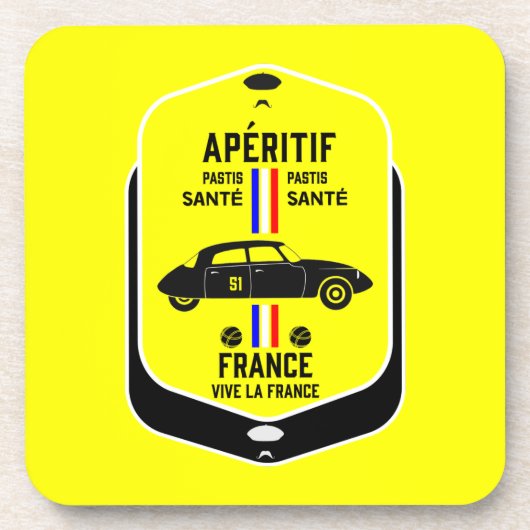 Pastis de Marseille Frankrijk Bier Onderzetter (Voorkant)