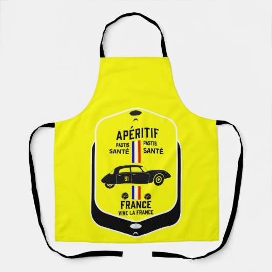 Pastis de Marseille Frankrijk Schort (Voorkant)