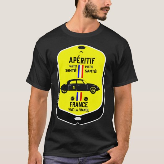Pastis de Marseille Frankrijk T-shirt (Voorkant)