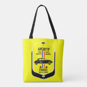 Pastis de Marseille Frankrijk Tote Bag (Achterkant)