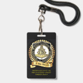 pastmaster badge (Front with Lanyard)