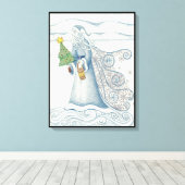Pastoever Winter Wrapped Canvas Print (Insitu (Houten vloer))