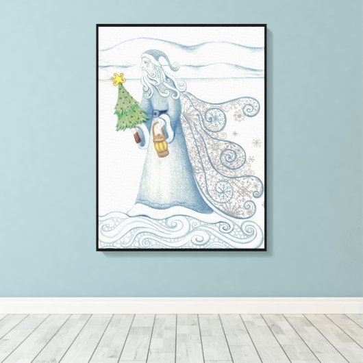 Pastoever Winter Wrapped Canvas Print (Insitu (Houten vloer))