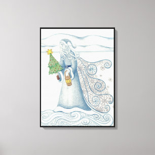 Pastoever Winter Wrapped Canvas Print