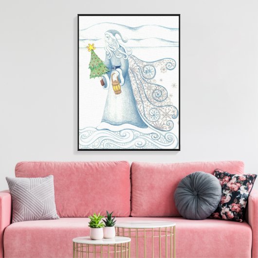 Pastoever Winter Wrapped Canvas Print (Insitu (Woonkamer))