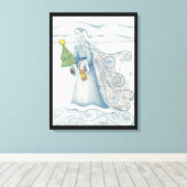 Pastoever Winter Wrapped Canvas Print (Insitu (Houten vloer))