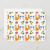  pastolfpatroon feestdagenkaart (Voorkant / Achterkant)