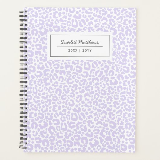 pastollingspatroon Afdruknaam Paars Planner (Voorkant)