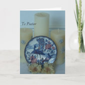 Pastoor en vrouw kaart (Voorkant)